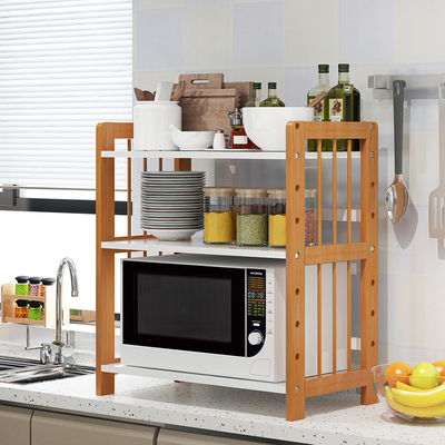 Boulangers en bois libres micro-onde de cuisine et unité de support d'Oven Stand de grille-pain