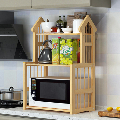 Micro-onde Oven Shelf Rack Storage Assembled de boulangers de cuisine d'ODM
