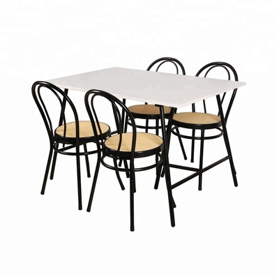 Table de salle à manger de barre de 4 chaises et meubles d'ensemble de chaise