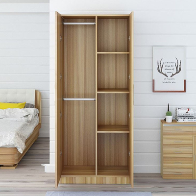 Garde-robe moderne écologique d'Armoire en bois de Cabinet de garde-robe pour l'appartement d'étudiants