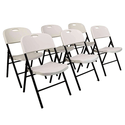 Plastique en acier pliable portatif extérieur empilable de chaise pour des événements