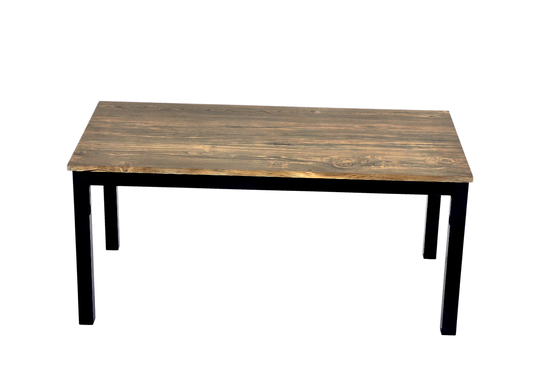 Meubles à la maison modernes de rectangle de table basse en bois et en métal