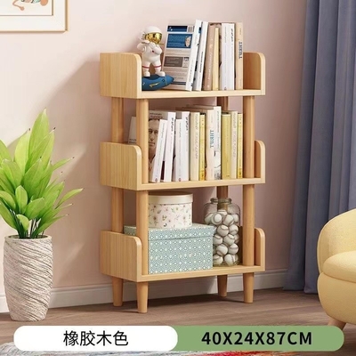 Bibliothèque en bois de particules d'OEM de panneau d'étagère libre de l'étagère 2 pour la chambre à coucher multicolore