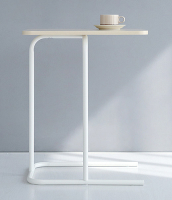 Table basse moderne blanche noire en bois solide et en métal nichant les Tableaux latéraux