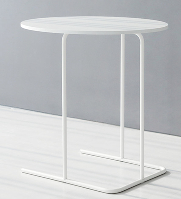 Table basse moderne blanche noire en bois solide et en métal nichant les Tableaux latéraux