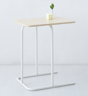 Table basse moderne blanche noire en bois solide et en métal nichant les Tableaux latéraux