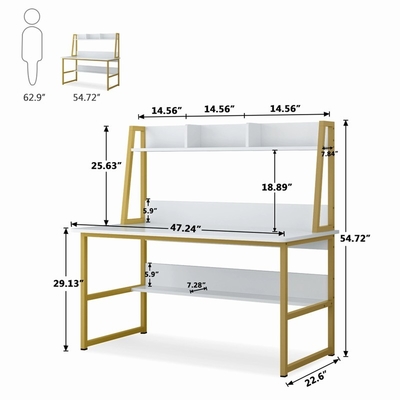 Travail convertible d'ordinateur portable d'ODM du bureau à la maison avec les jambes en acier