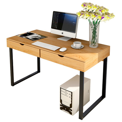 Étudiant ergonomique en bois nordique Hostel Study Table de bureau d'ordinateur de bureau