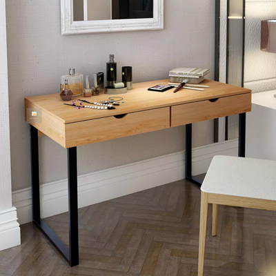 Étudiant ergonomique en bois nordique Hostel Study Table de bureau d'ordinateur de bureau