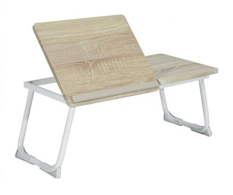 Lit en bois portatif Tray Desk Adjustable Laptop Table d'ordinateur portable pour le lit
