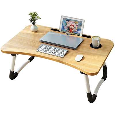Tableau pliable en bois multifonctionnel d'étude de forces de défense principale pour le lit Tray Home