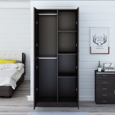 Garde-robe moderne écologique d'Armoire en bois de Cabinet de garde-robe pour l'appartement d'étudiants