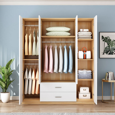 Cabinet de vêtements moderne en bois de Cabinet de garde-robe de la catégorie E1 avec le tiroir