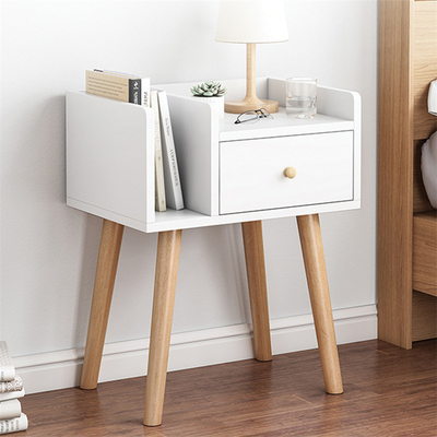 Contreplaqué Nightstand de table de chevet de bois de construction de forces de défense principale de Scandinave avec le tiroir