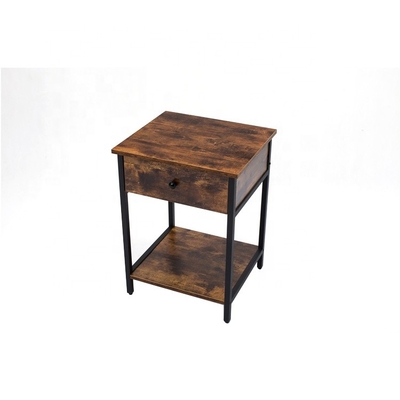 Organisateur adapté aux besoins du client Cabinet de table de chevet de bois de construction en métal