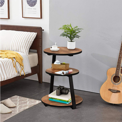 3 la rangée en bois Brown que C a formé l'emboîtement ajourne l'extrémité de chambre à coucher