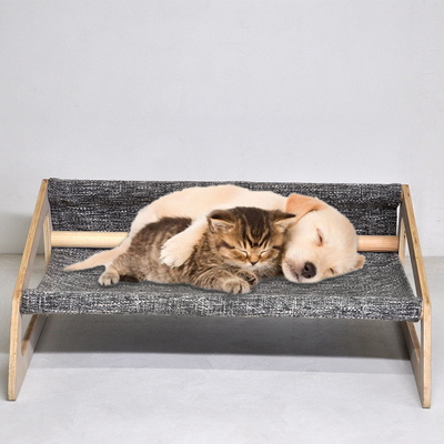 Sommeil en bois écologique de Sofa Raised Dog Bed Wood de chien