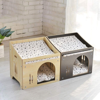 Chambre en bois adaptée aux besoins du client de Cat Shelter Room Timber Dog