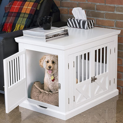 Caisse en bois Cat Bed Dog Kennel de Chambre d'animal familier de forces de défense principale d'OEM