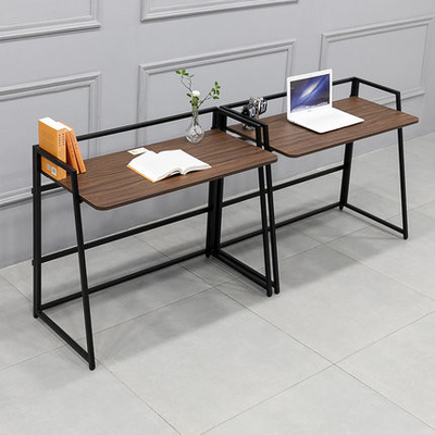 Bureau pliable d'appartement de meubles de bureau en bois et en métal d'ordinateur de GV d'ODM petit