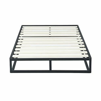 Cadre adapté aux besoins du client de lit de fer travaillé du Roi Metal Bed Frame avec les lamelles en bois